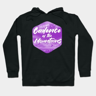 Cadence of the Mountains, purple mountain Hoodie